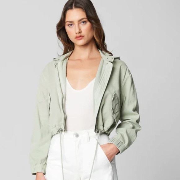 Blank NYC | Smoke Green Shirt Jacket / Shacket - Picture 5 of 15